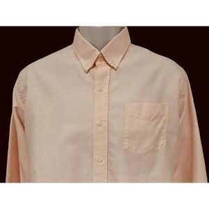Peter Manning Mens‎ Shirt Pink Five Eight New York Button Up Cotton 4X